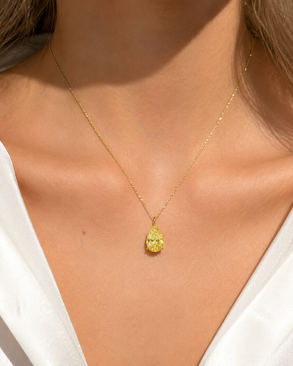 Diamant Pear 3ct E/VVS2 — creat în laborator - imagine 3