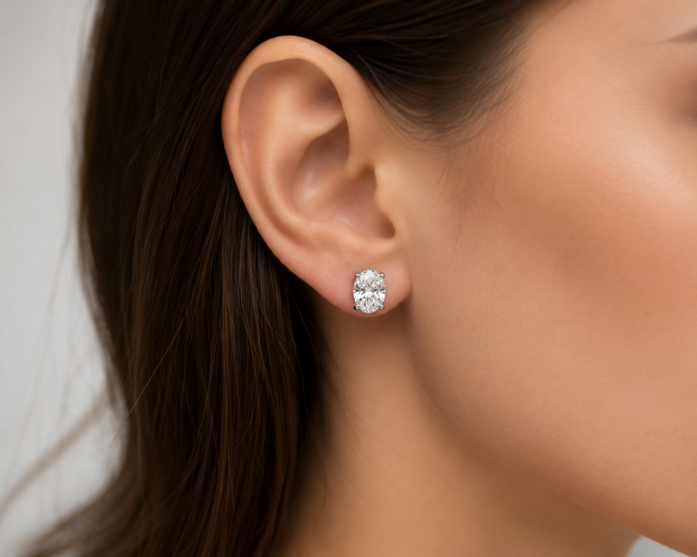 Cercei oval-1 ct - imagine 2