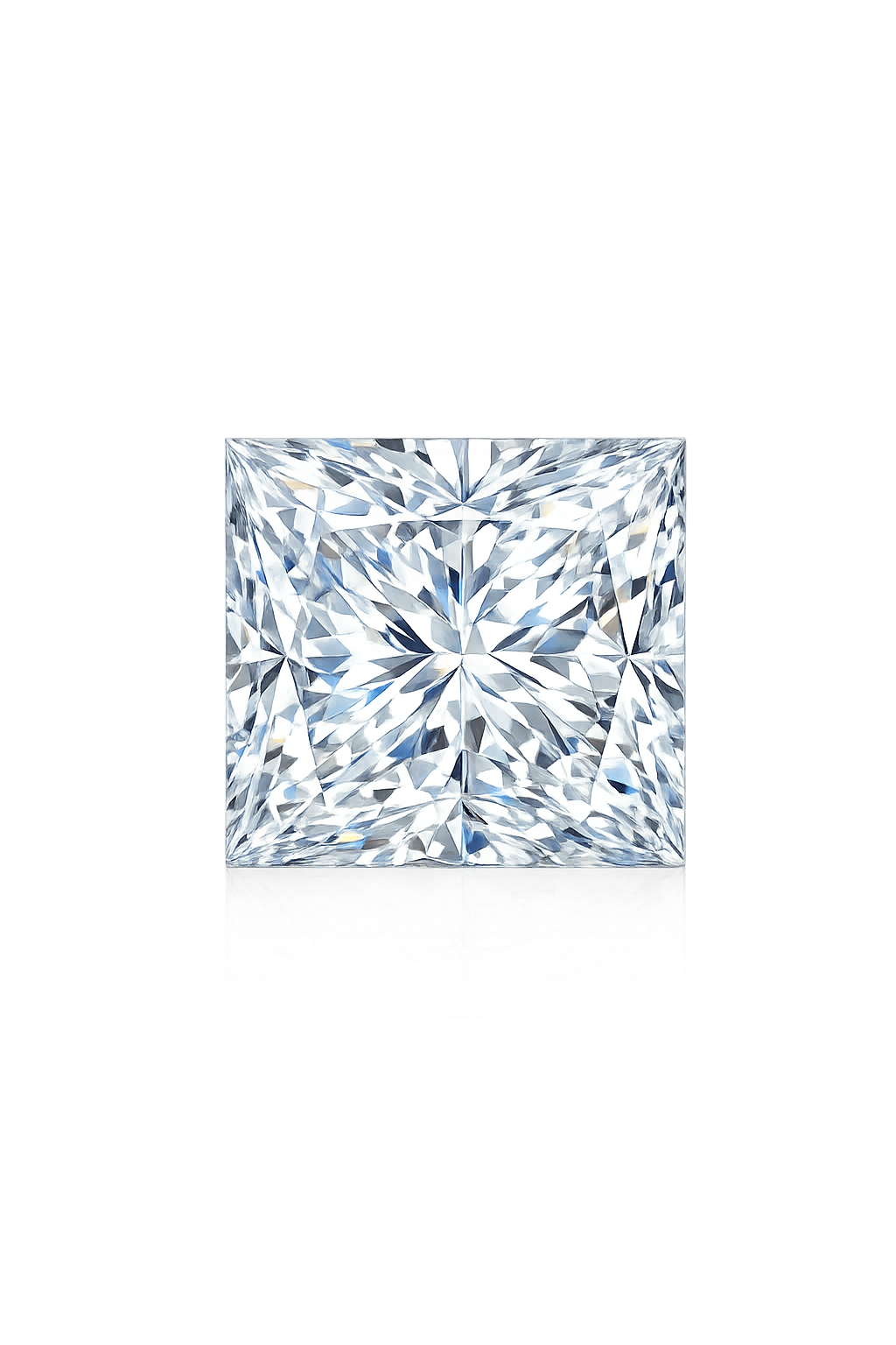 princess cut- 0.4 ct