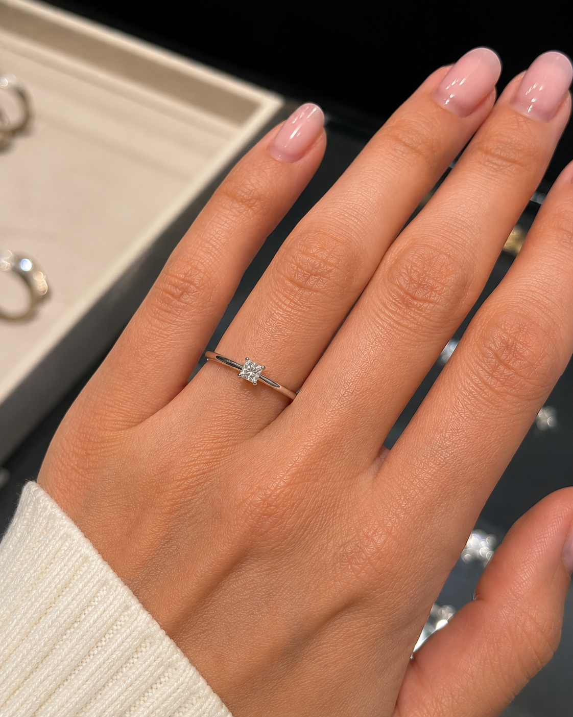 princess cut- 0.4 ct - imagine 2