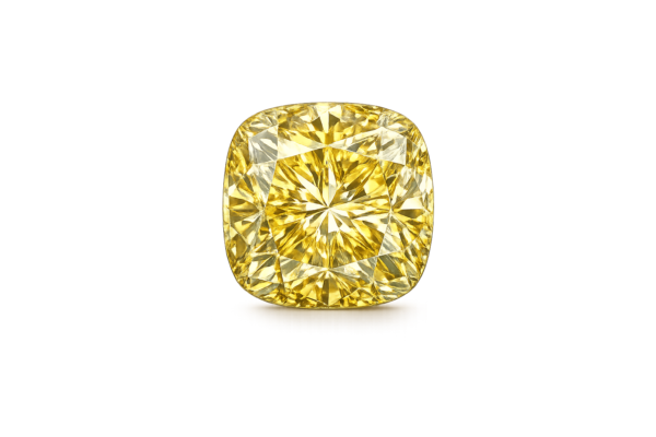 Galben diamant cushion 3 ct