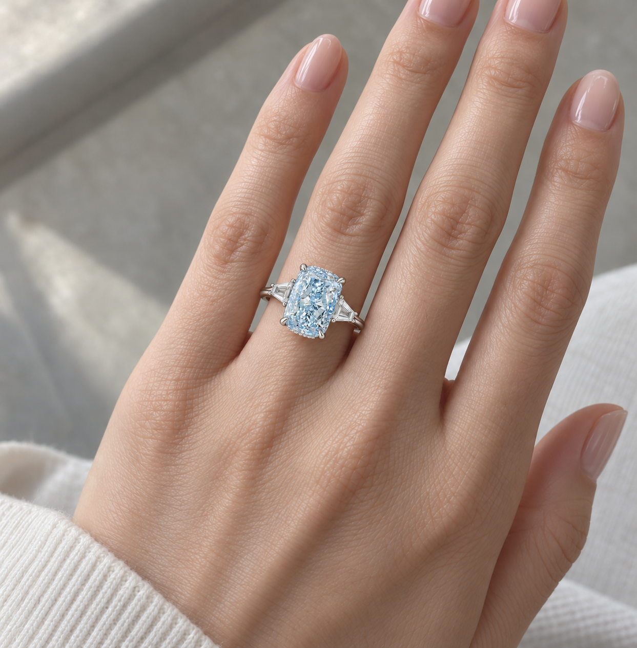 Blue diamond 3,5 carat - imagine 3
