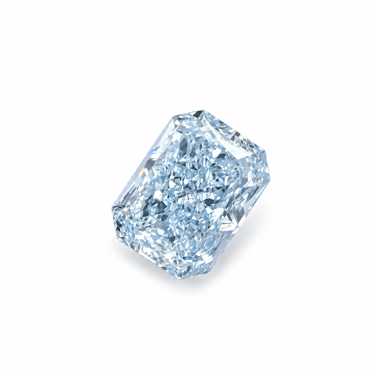 Blue diamond 3,5 carat